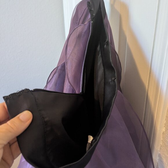 ELEGANT Strapless Sequin 2 PC Dress | 12 | Mini & Overskirt | EUC | PROM READY - Picture 9 of 12